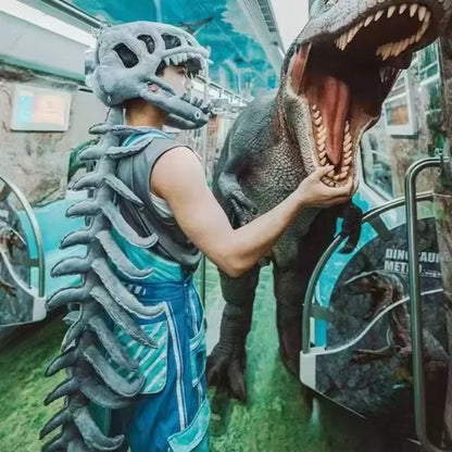 3D Realistic Dinosaur Skeleton Costume Set 