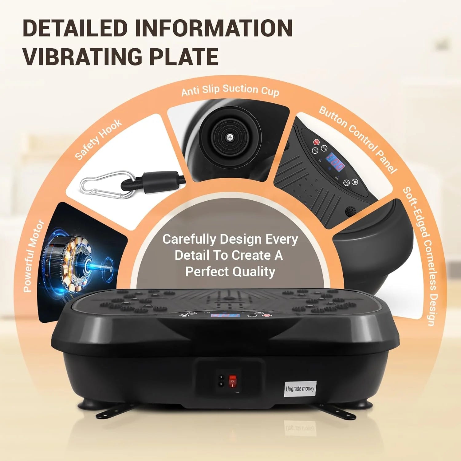 Vibration Plate Exercise Machine for Full Body Workout, Fitness, Weight Loss, and Muscle Toning