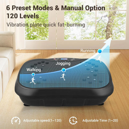 Vibration Plate Exercise Machine for Full Body Workout, Fitness, Weight Loss, and Muscle Toning