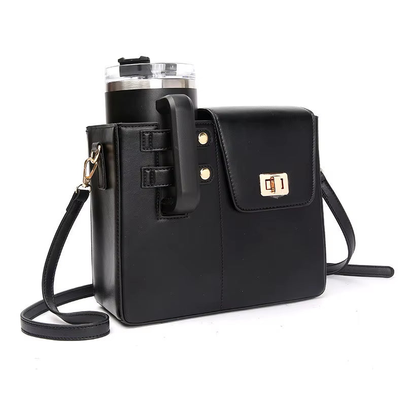 Multifunctional Crossbody Shoulder Bag Water Bottle Holder