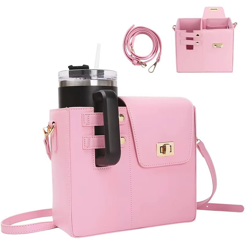 Multifunctional Crossbody Shoulder Bag Water Bottle Holder