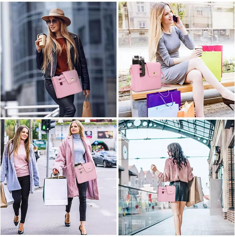 Multifunctional Crossbody Shoulder Bag Water Bottle Holder