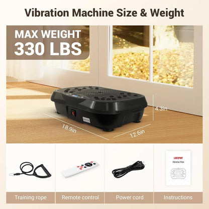 Vibration Plate Exercise Machine for Full Body Workout, Fitness, Weight Loss, and Muscle Toning