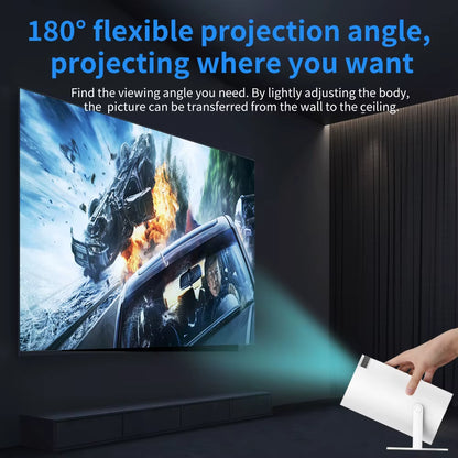 3D Game Projector 2 in 1 F300 Controller Game - 4K Portable Mini Projector