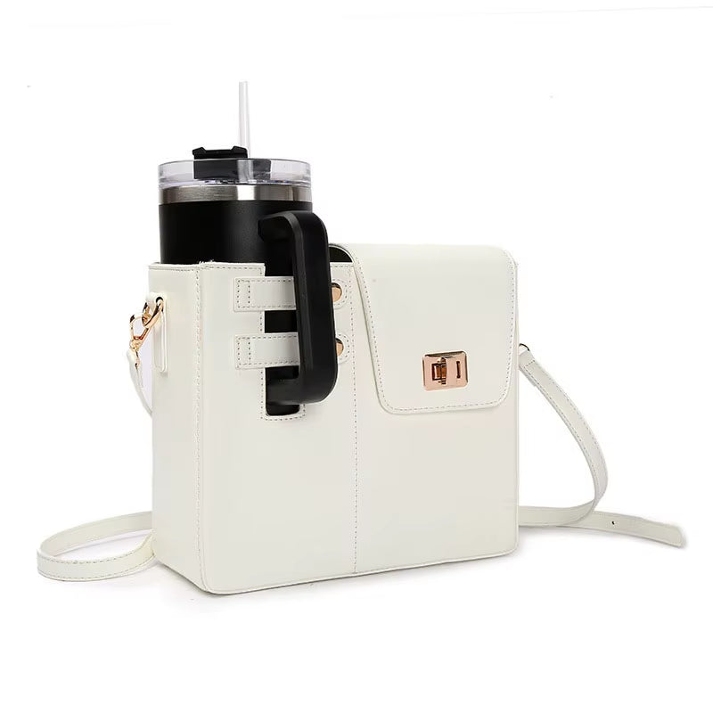 Multifunctional Crossbody Shoulder Bag Water Bottle Holder