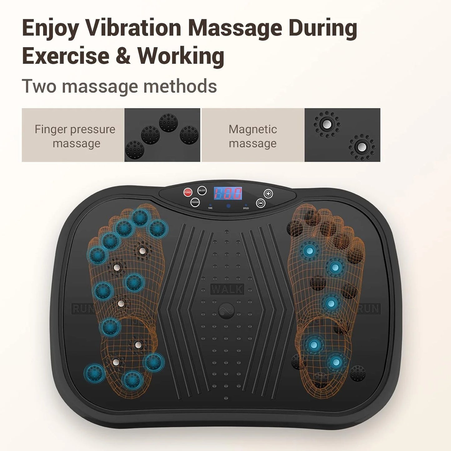 Vibration Plate Exercise Machine for Full Body Workout, Fitness, Weight Loss, and Muscle Toning